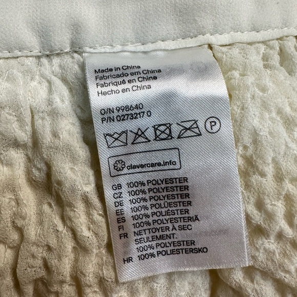 H&M size 6 short “chiffon” poodle shirt - Picture 3 of 15